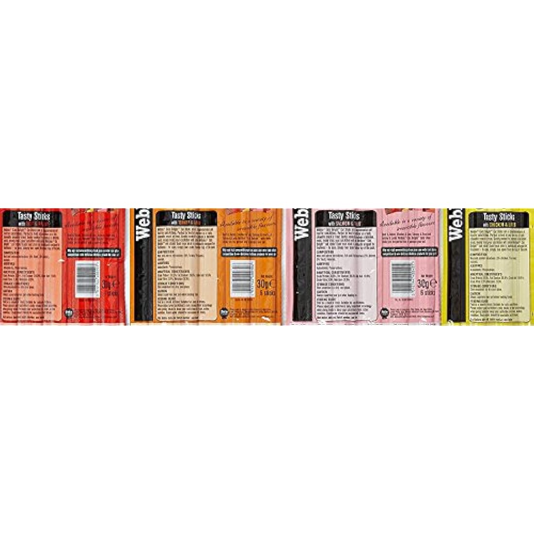 Webbox Cats Delight Tasty Sticks Variety Pack - 24 Cat Treat Chews