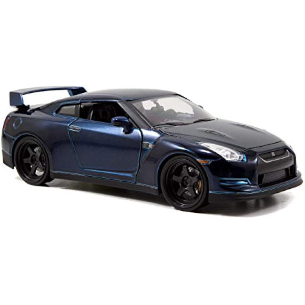 Jada Toys Brian's 2012 Nissan GT-R R35 Blue – 1:24 Diecast Model Car