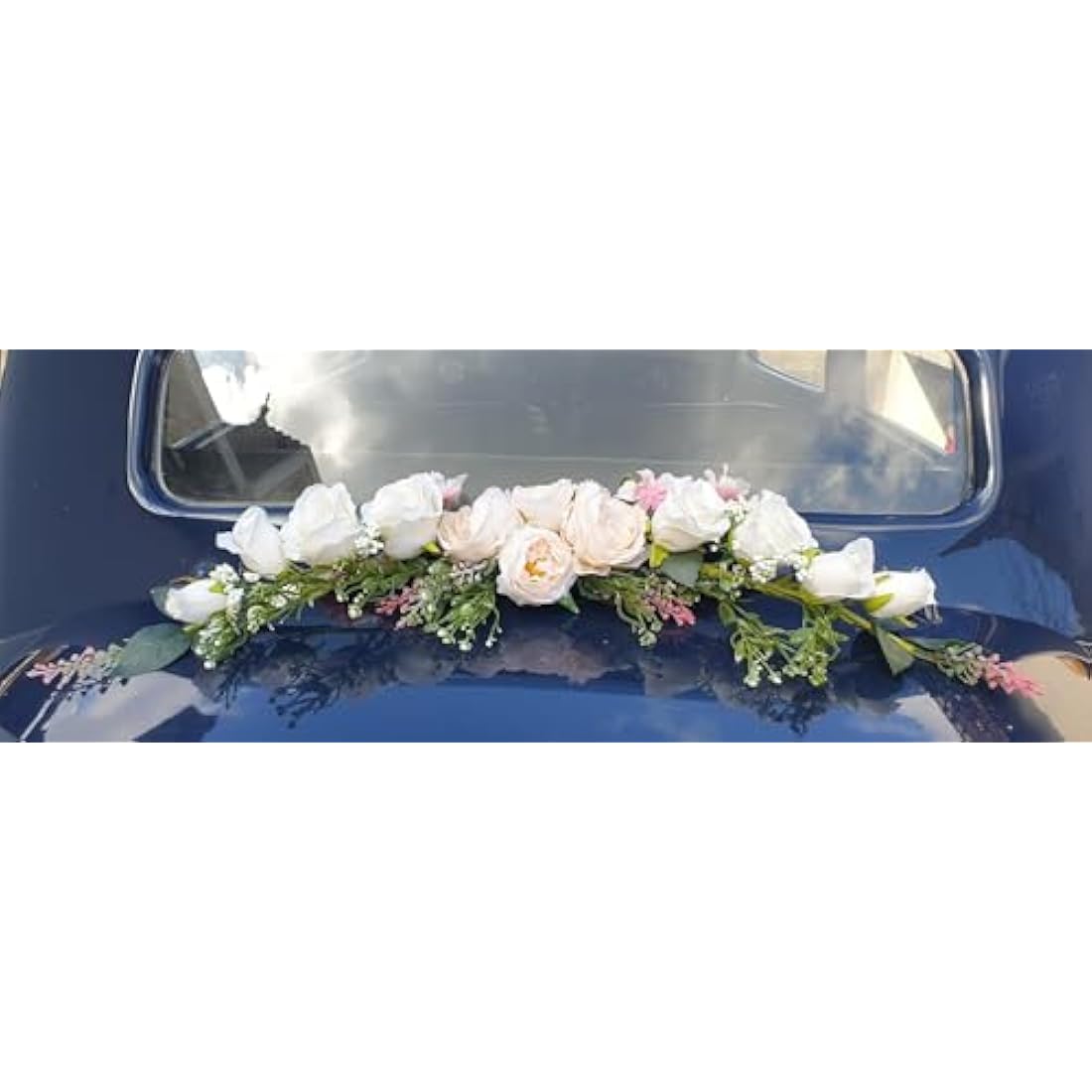 Champagne Peony & Rose Wedding Arch Flower Swag - 60cm