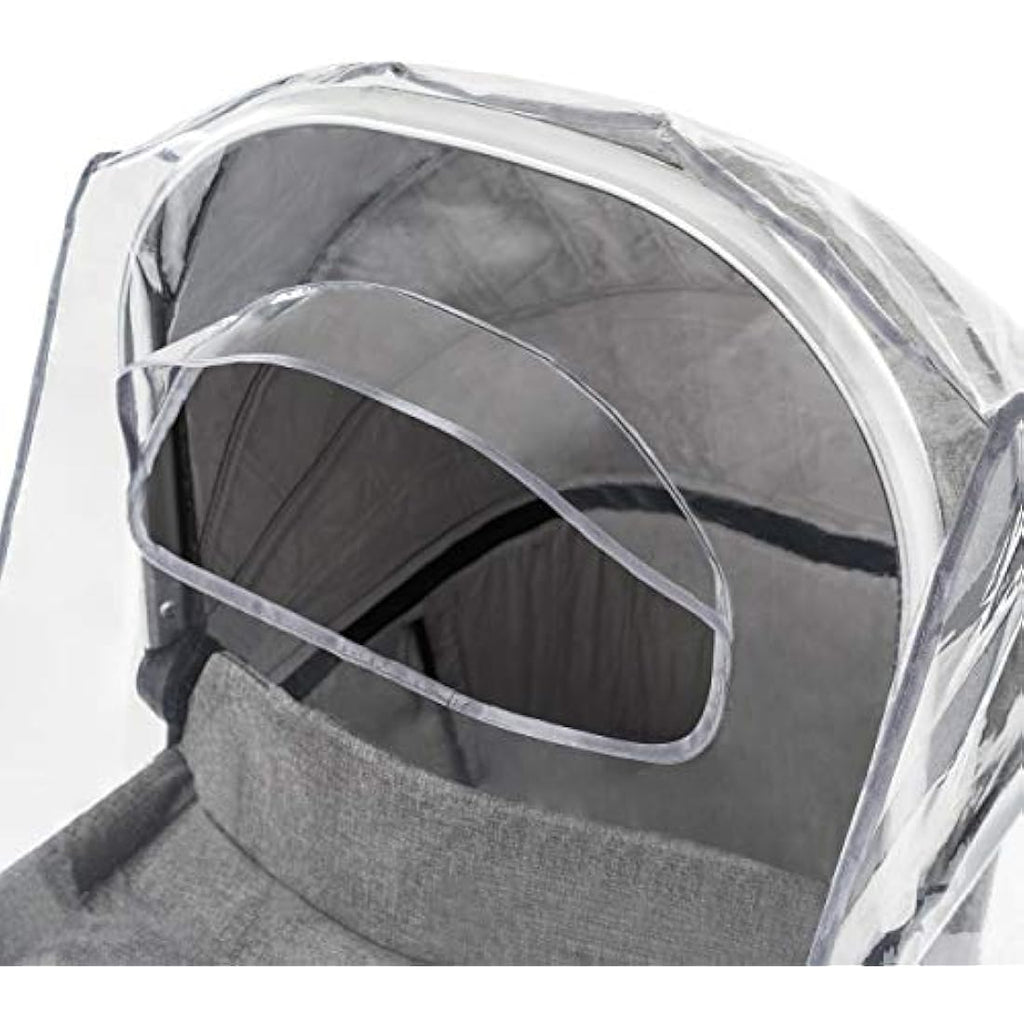 Zamboo Universal Rain Cover for Pram Carrycot – PVC-Free Grey Shield