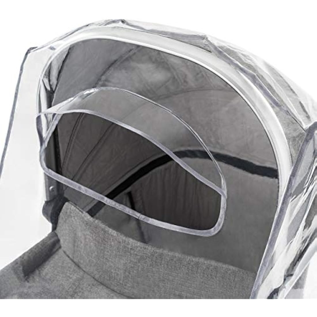 Zamboo Universal Rain Cover for Pram Carrycot – PVC-Free Grey Shield
