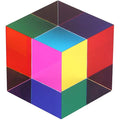 CMY Mixing Color Cube – 50mm Acrylic Optical Prism Desktop Toy