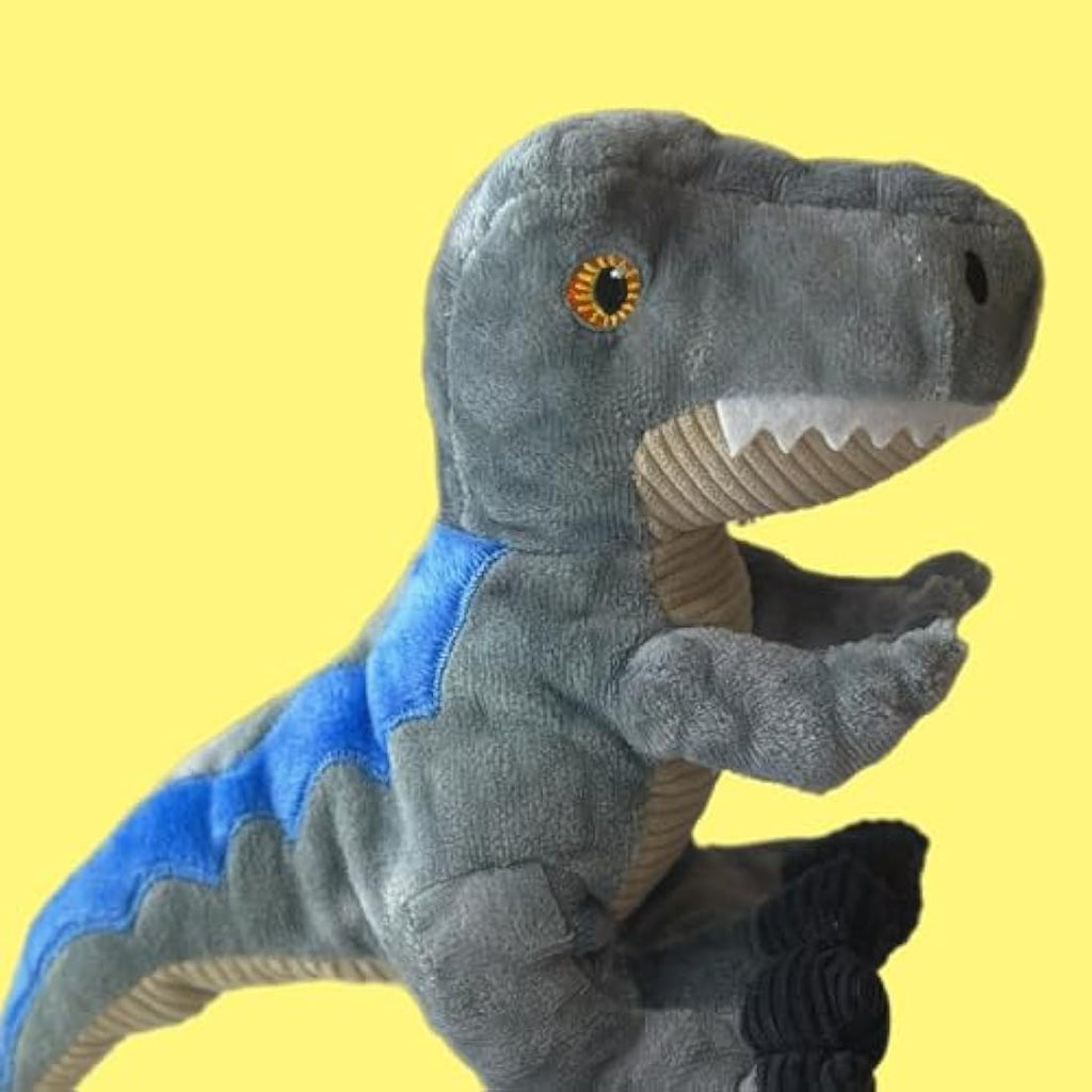 Deluxe Paws Raptor Dinosaur Plush – 100% Recycled Eco-Friendly Soft Toy