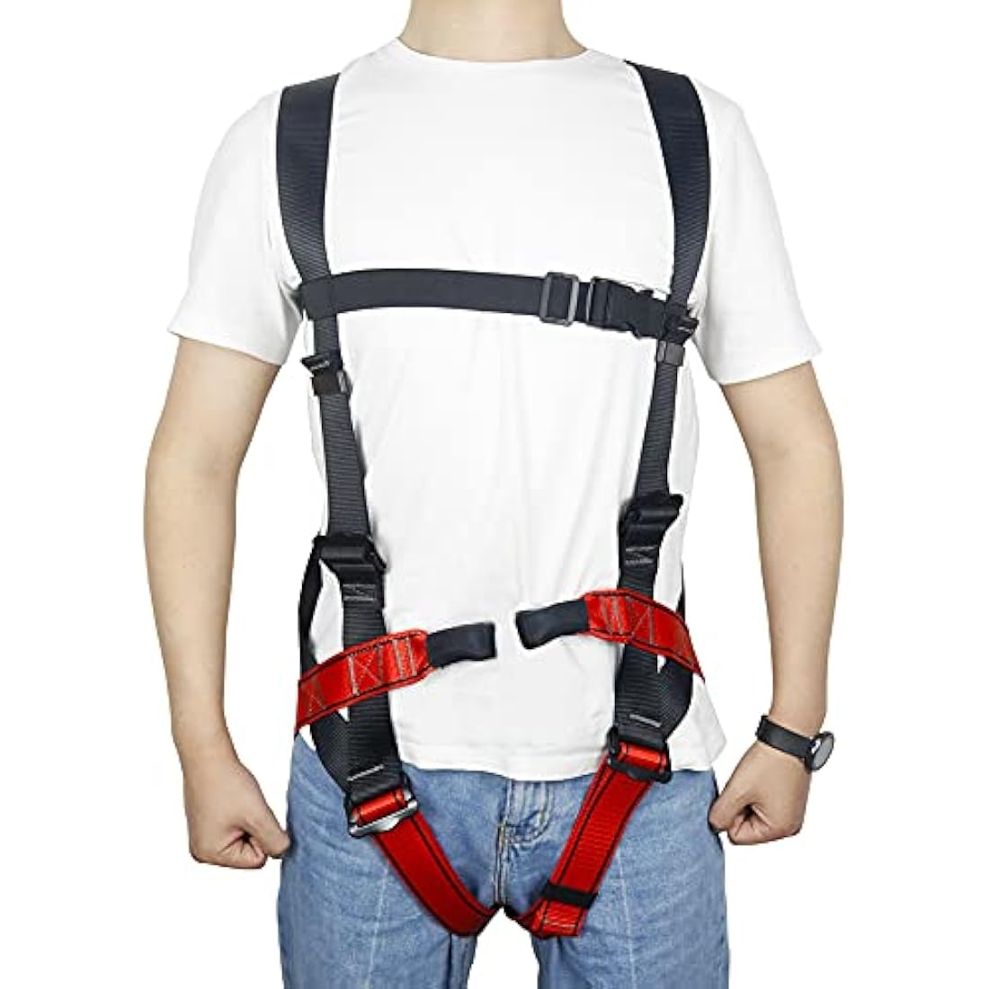 NewDoar Full Body Climbing Harness | CE Certified Rappelling Gear