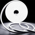 KSIBNW Neon LED Strip Light – 50m Waterproof IP65 Flexible Rope, Cool White