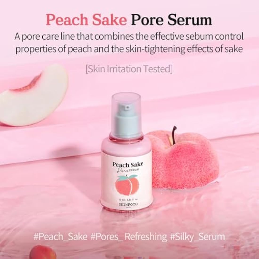 Skin Food Peach Sake Pore Serum – K-Beauty Pore Care Treatment 45ml