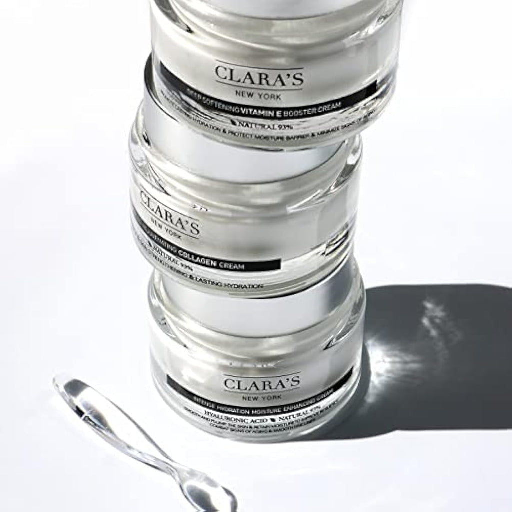 Clara's New York Hyaluronic Acid Face Cream – Anti-Aging & Plumping 50ml