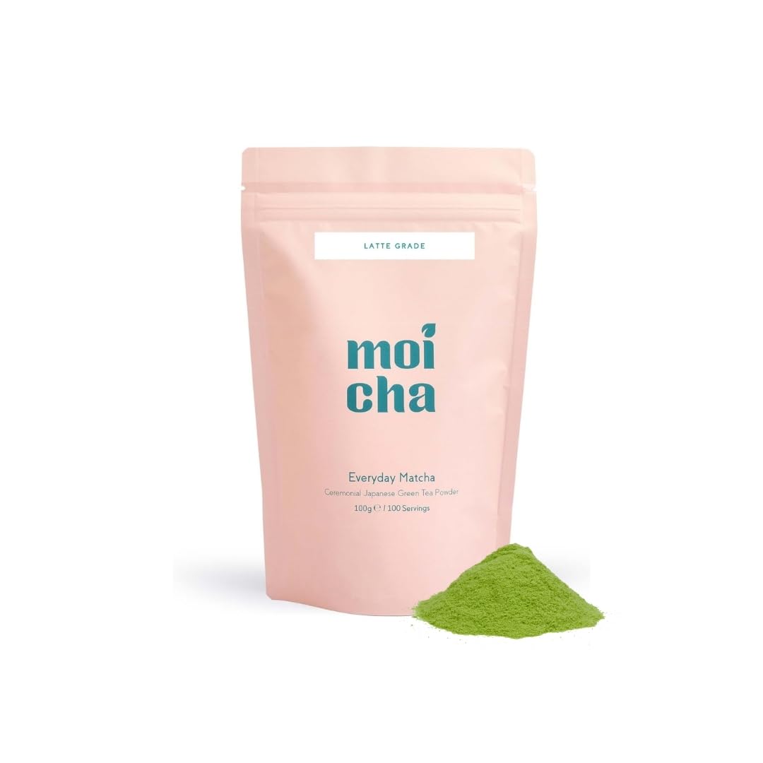 Moicha Everyday Matcha Green Tea Powder – 100g Uji Japan Latte Grade