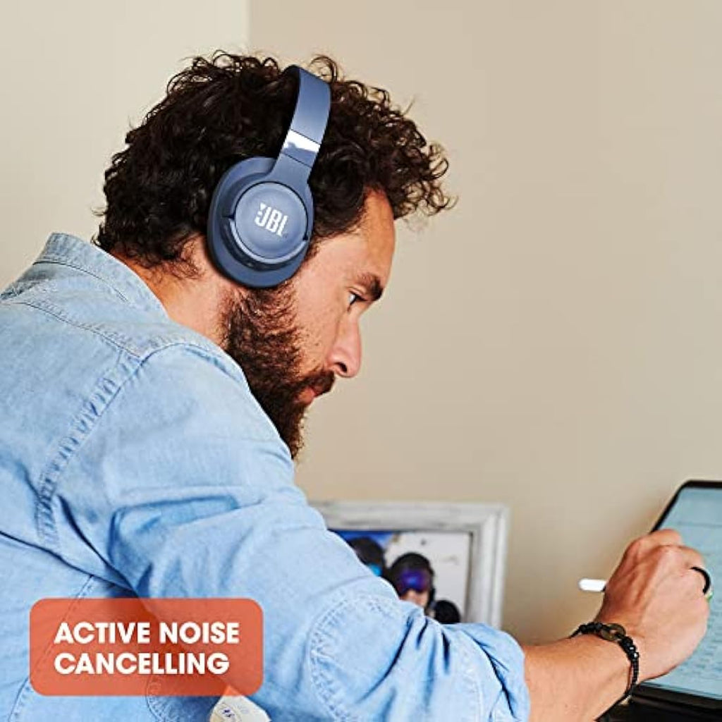JBL Tune 760 NC Over-Ear Wireless Headphones | Noise-Cancelling, Black
