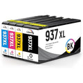 Colorfly 937XL Ink Cartridges for HP Officejet Pro 9110b 9120b 9130b | 4 Pack