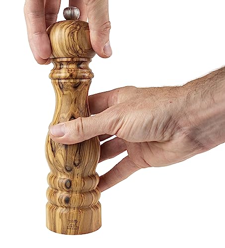 Peugeot Paris Salt Mill – 22 cm Olive Wood Grinder – Made in France