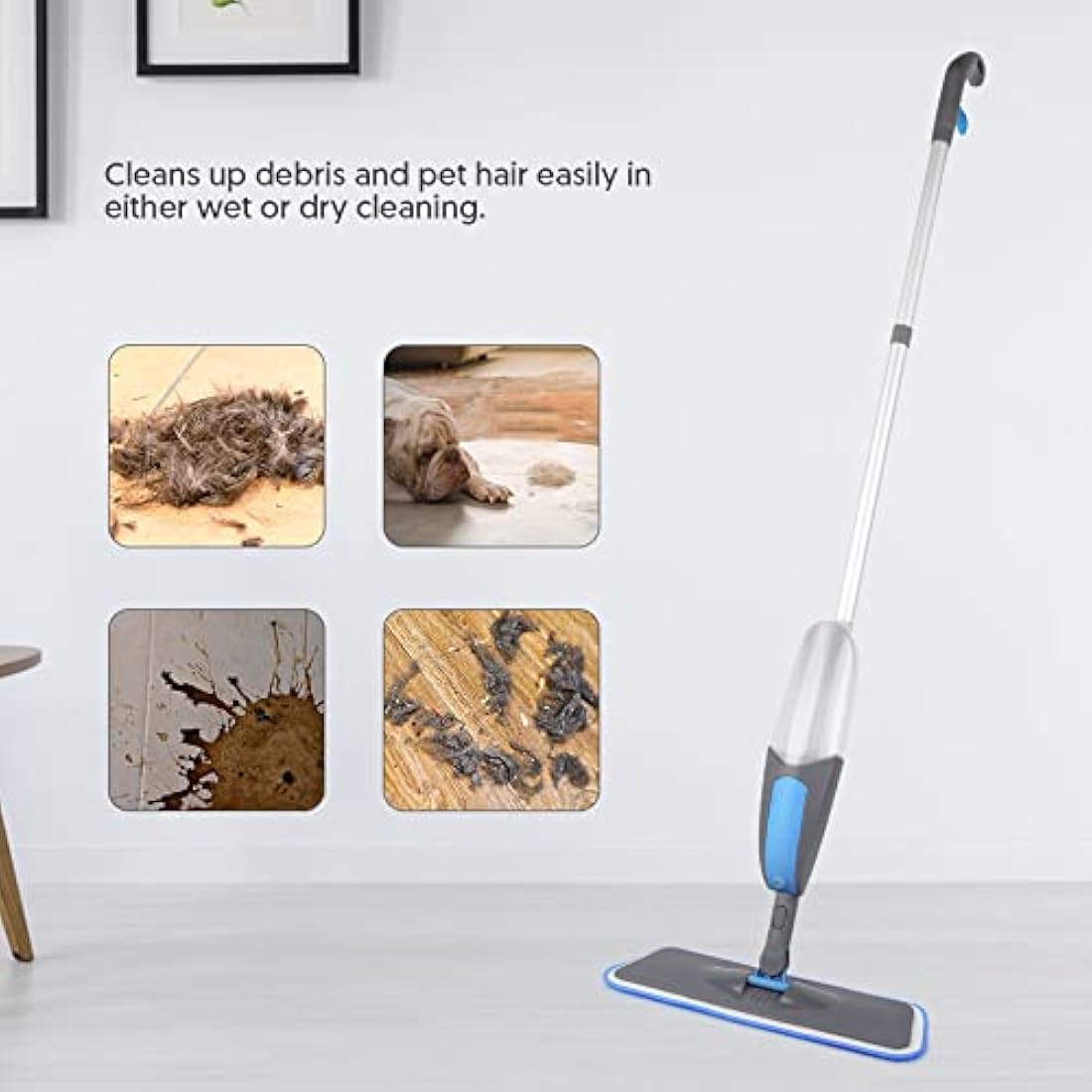 ILAVCOOL 6-Pack Microfiber Mop Pads | Washable Wet & Dry Refills