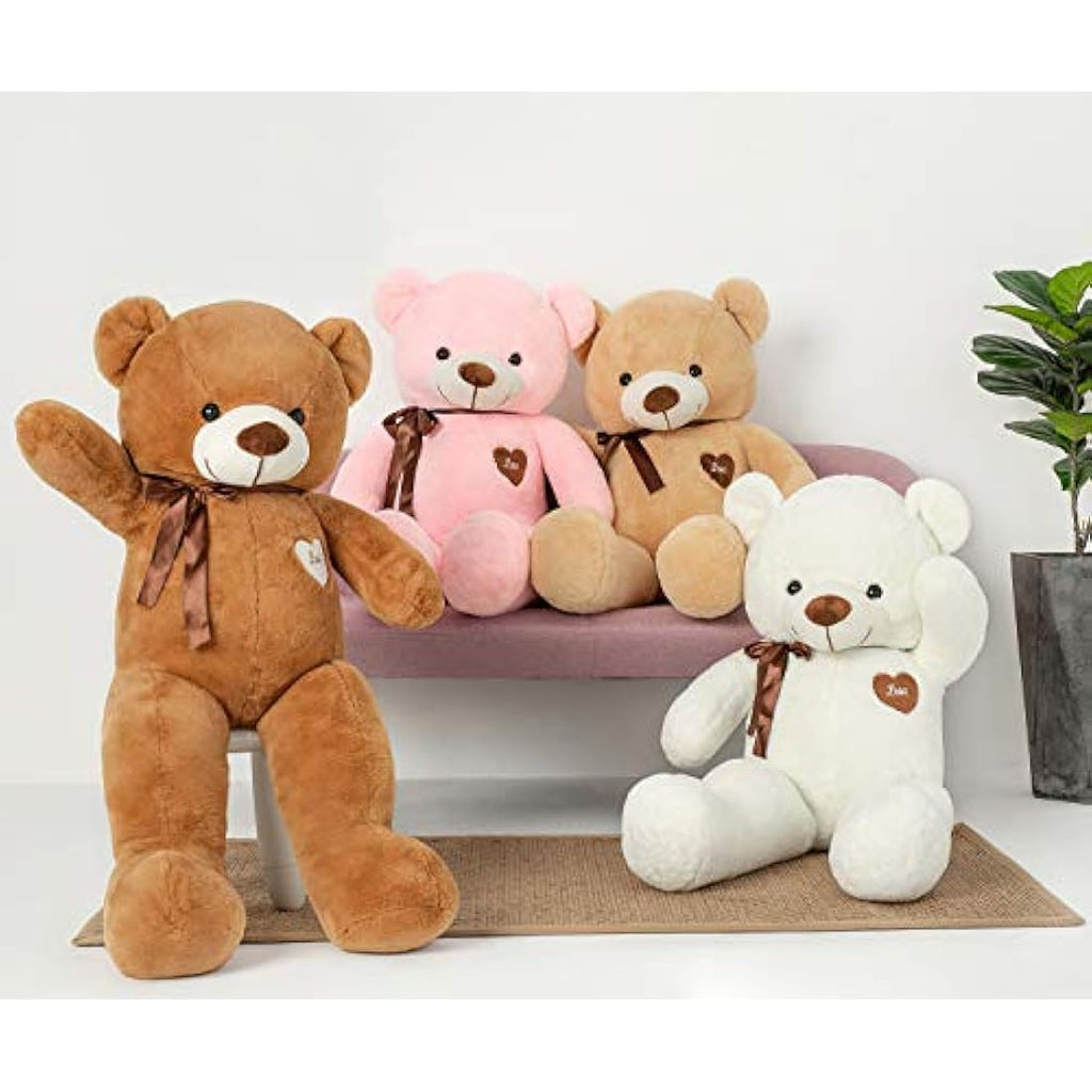 YunNasi Giant Teddy Bear | 39 Inch Light Brown Plush Stuffed Animal
