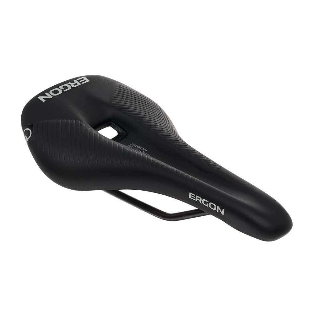 Ergon SR Road Comp Men's Saddle – Black Ergonomic Road Bike Seat S/M