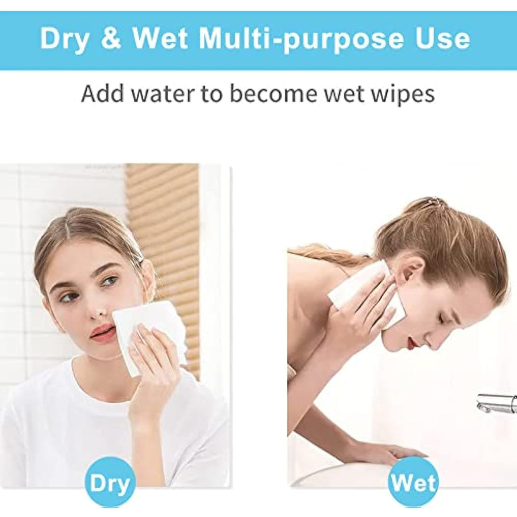 Disposable Face Towel | 100% Cotton Biodegradable Wipes