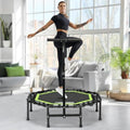 ONETWOFIT Foldable Fitness Trampoline | 330lbs Rebounder with Handle