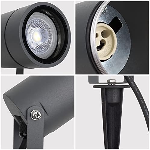 DAWALIGHT Outdoor Landscape Spike Lights – 4 Pack IP65 Aluminum Spotlights