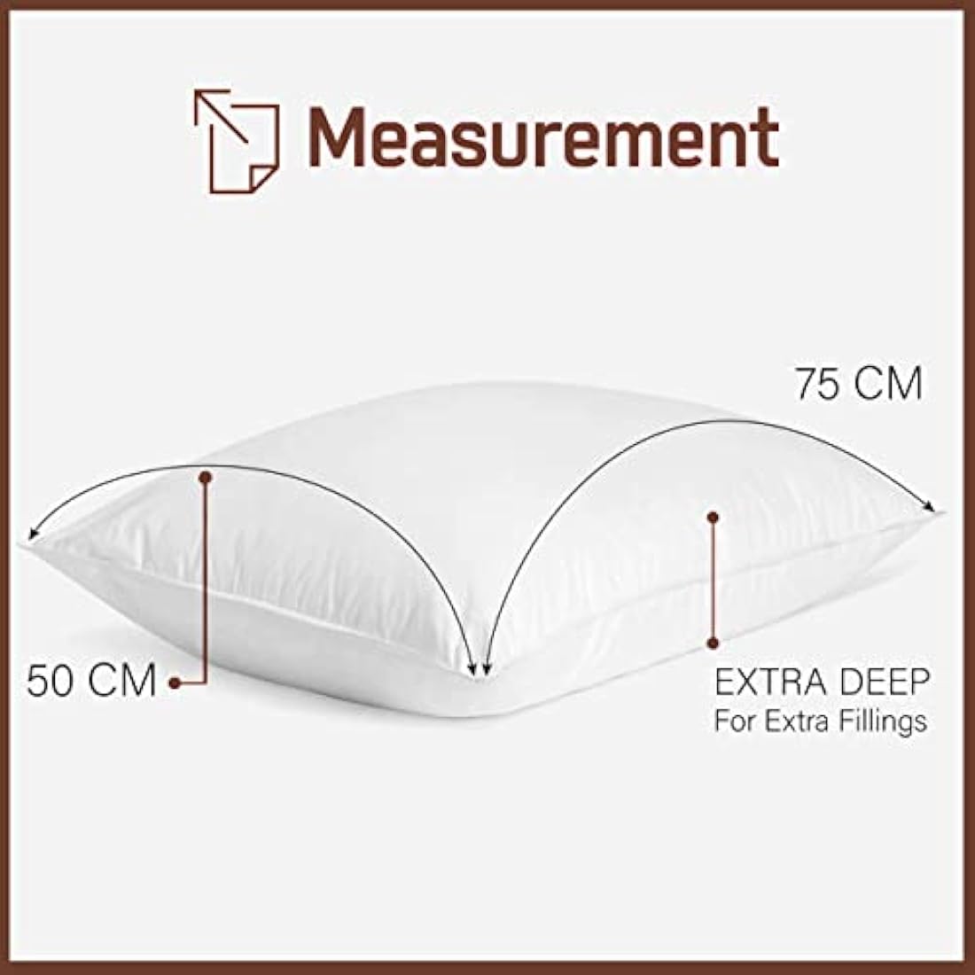 Bed Pillows 4 Pack – Firm Hotel Quality Support Pillows
