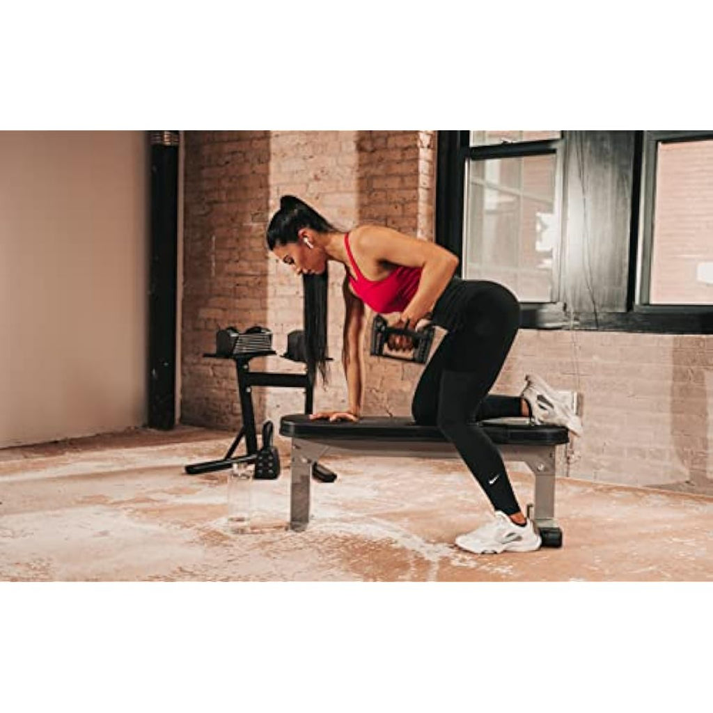 PowerBlock Travel Bench – Foldable Adjustable Incline Decline Weight Bench