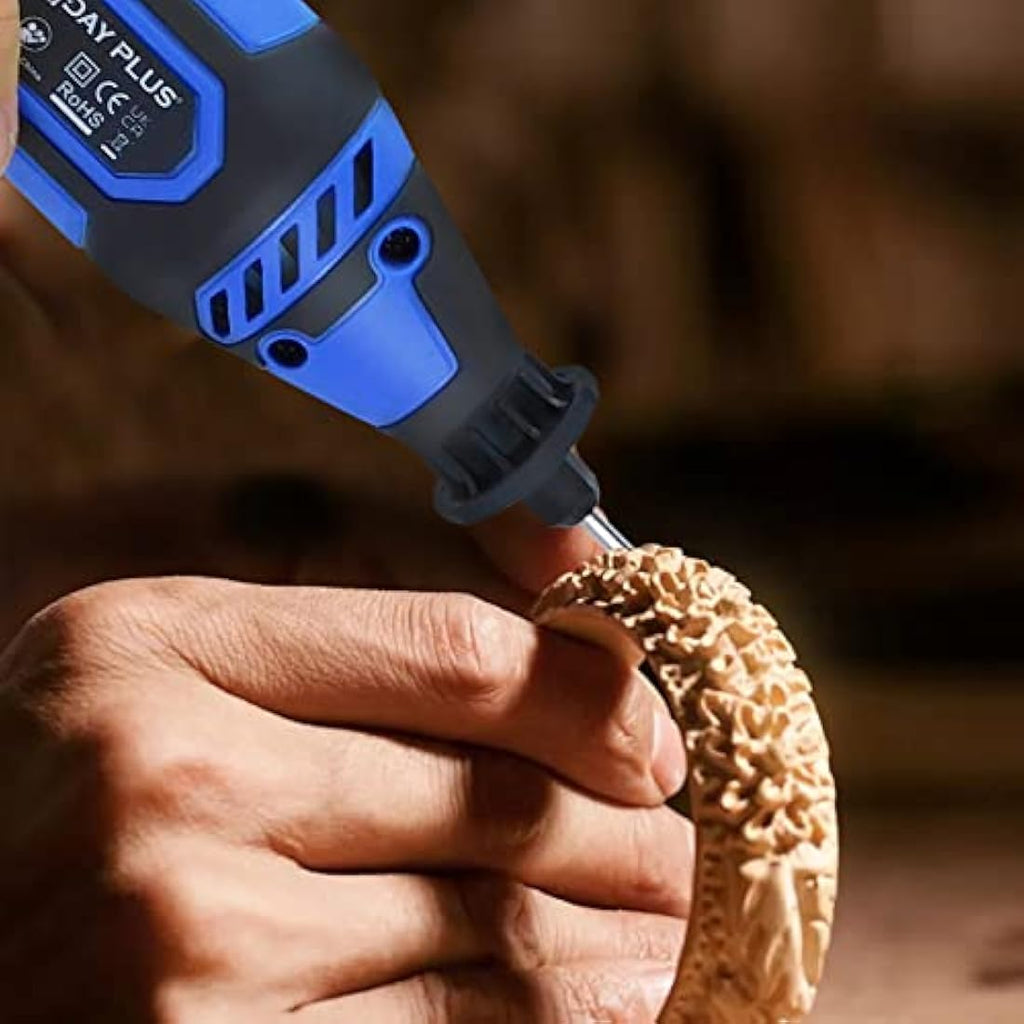 Rotary Multi-Tool Kit - 135W 6-Speed Grinder with 80 Accessories