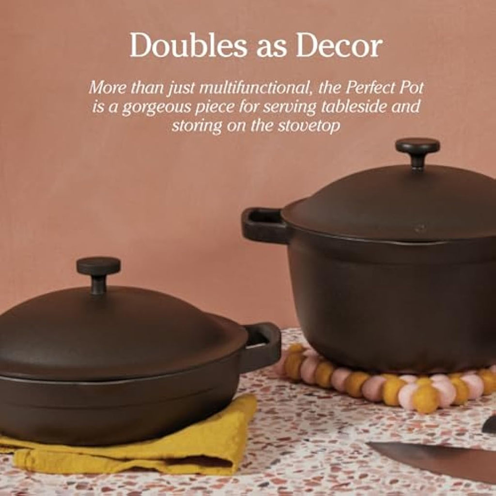 Our Place Mini Perfect Pot – 2.4L Nonstick Ceramic Saucepan | Char
