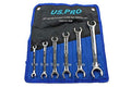 US PRO 6 Piece Metric 6 Point Flare Nut Spanner Wrench Set 8-24mm