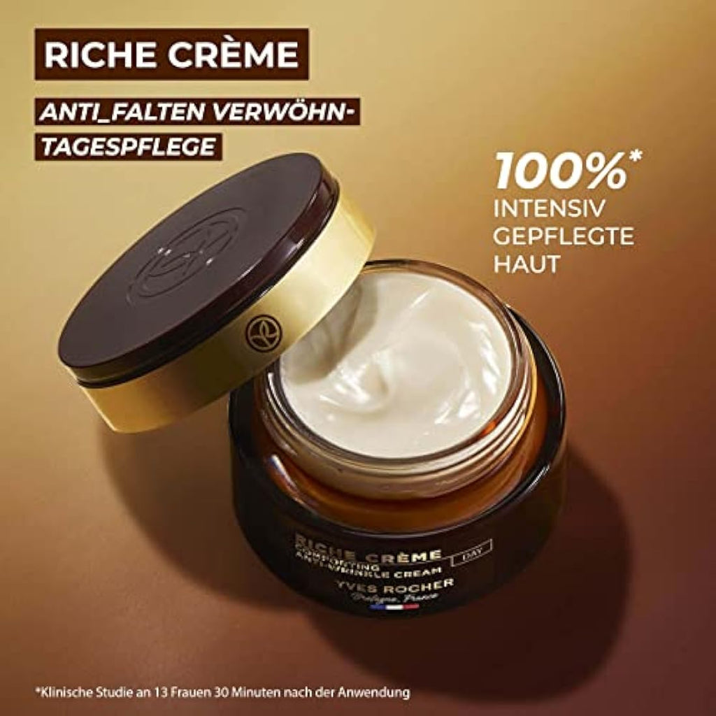 Yves Rocher Riche Crème Anti-Wrinkle Day Cream with Rose Oil – 50ml