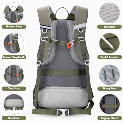 Jolof Store HOMIEE 45L/60L Waterproof Hiking Backpack for Trekking