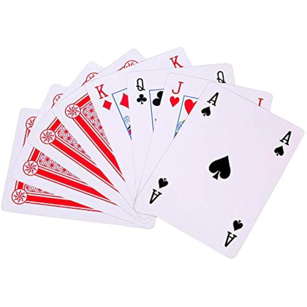 GrassVillage Jumbo A4 Playing Cards – Giant Water Resistant Outdoor Deck