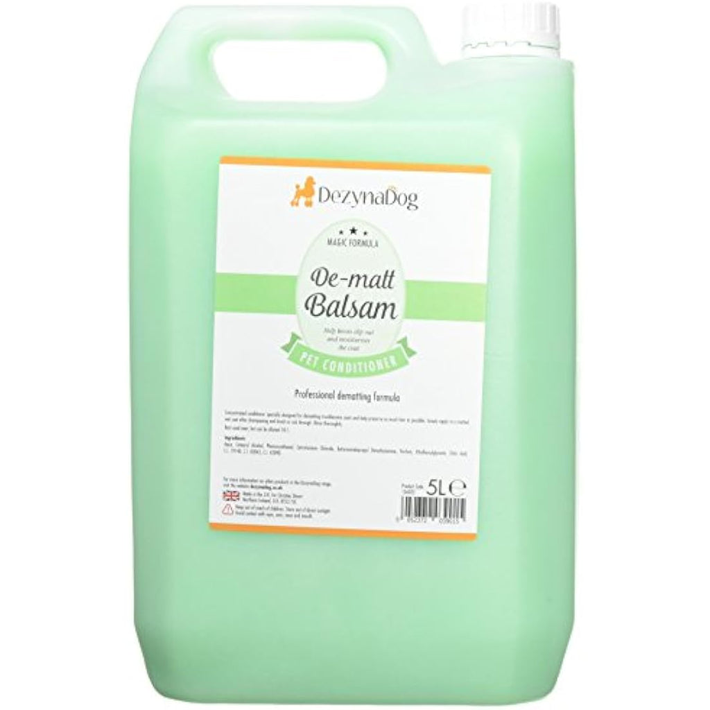 DezynaDog De-Matt Balsam Pet Conditioner | Detangling Solution, 5L