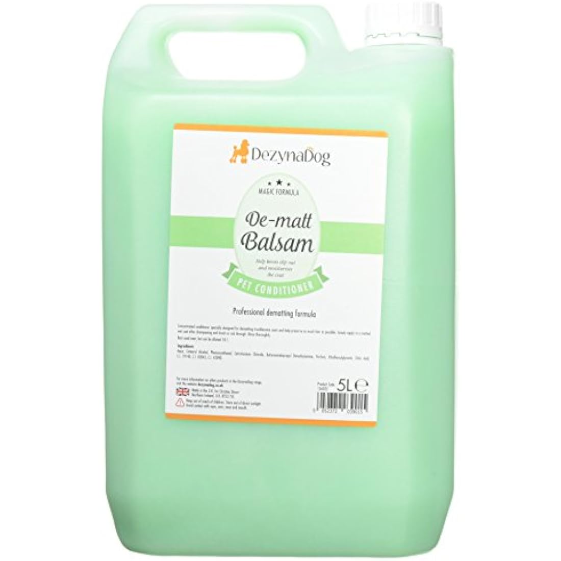 DezynaDog De-Matt Balsam Pet Conditioner | Detangling Solution, 5L