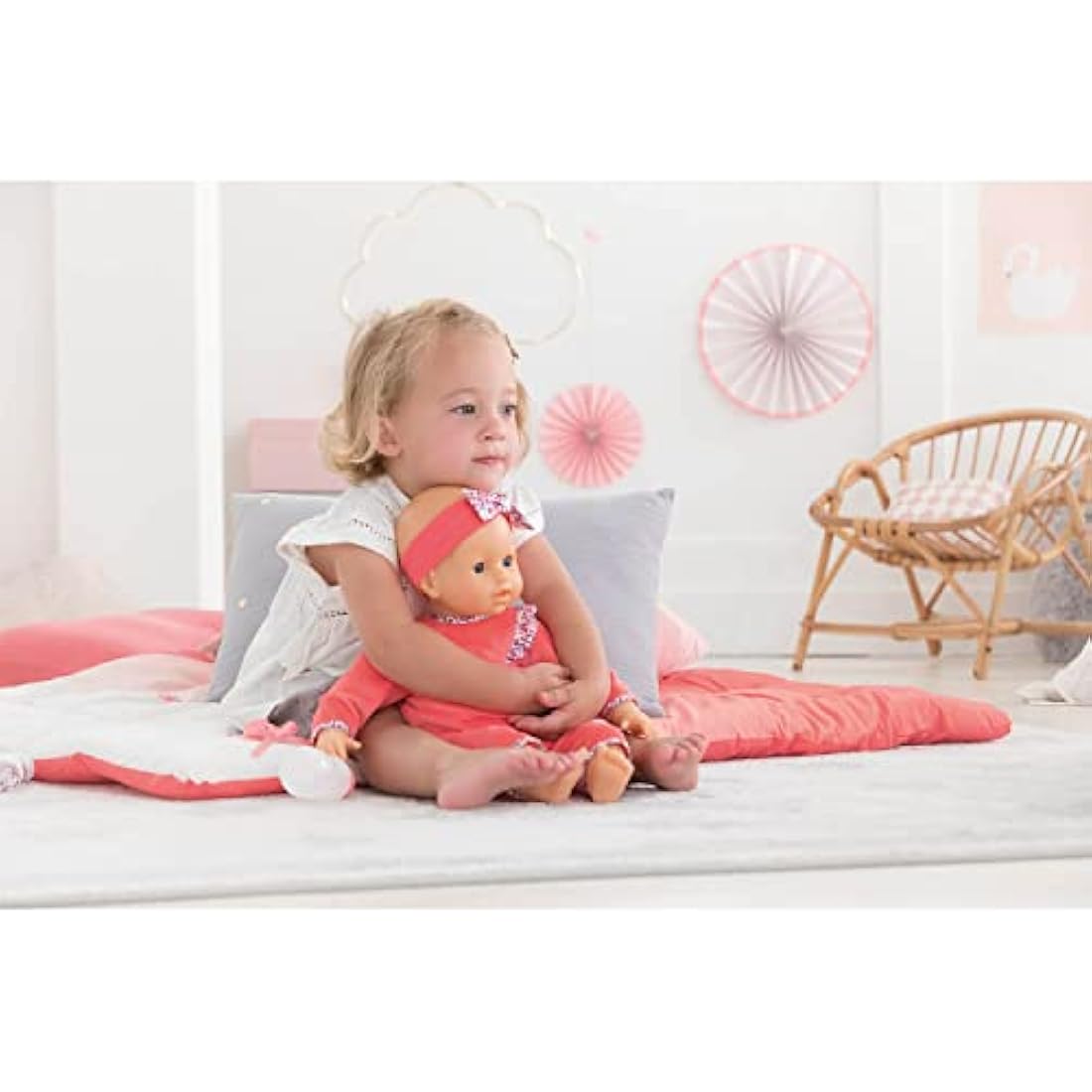 Corolle Mon Grand Poupon Purple Chérie – 42cm Interactive French Doll