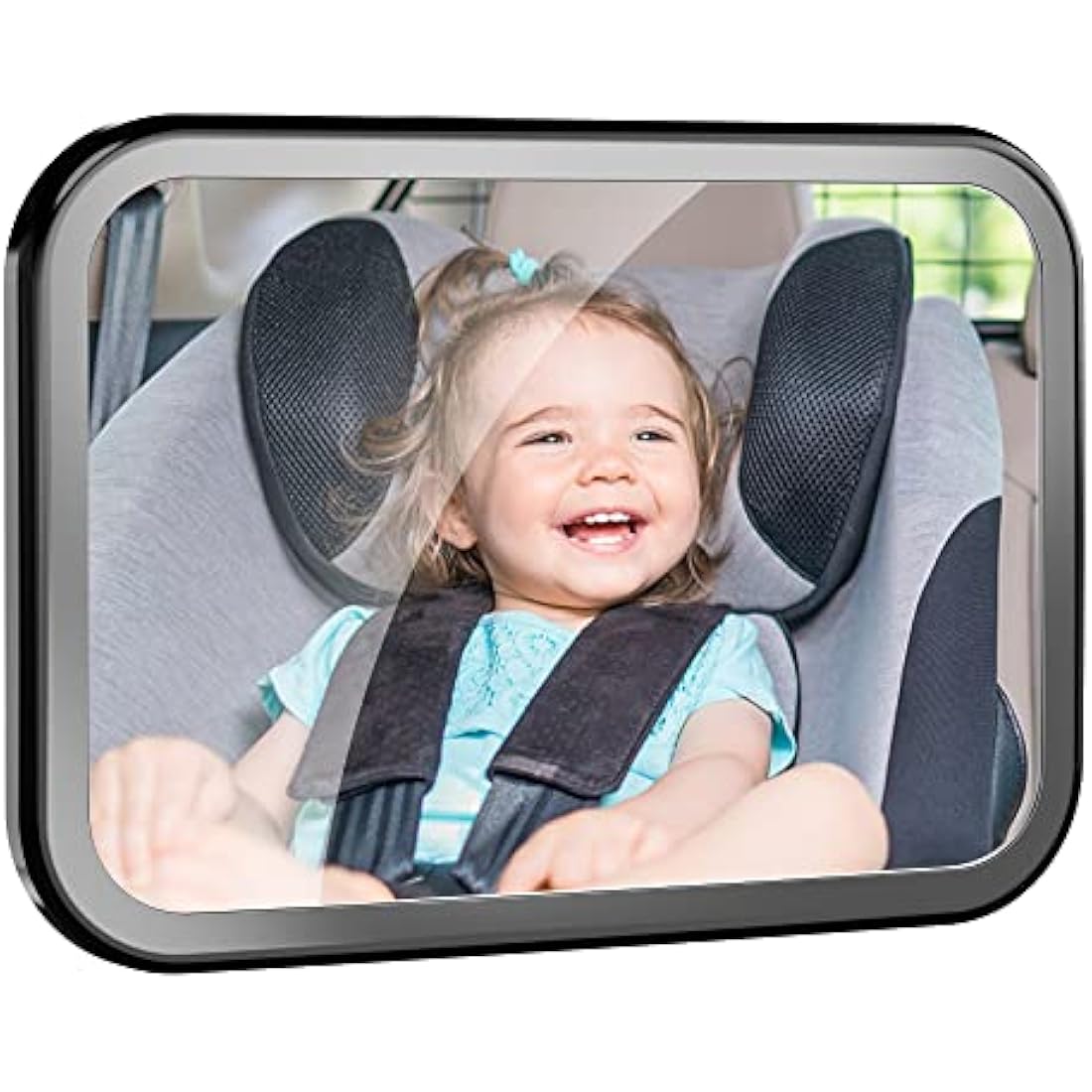 Jolof Store Baby Car Mirror | Shatterproof Wide View Rear Facing Mirror