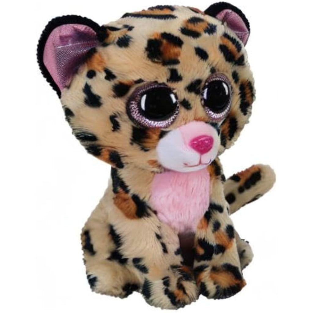 Ty Beanie Boos Livvie Leopard Plush Stuffed Animal - 15cm Soft Toy