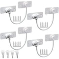 Jolof Store Window Restrictors – 4 Pack Child Safety Cable Locks for UPVC