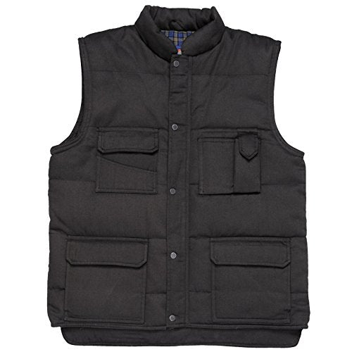 Portwest Shetland Bodywarmer – Padded Multi-Pocket Workwear Vest, Black
