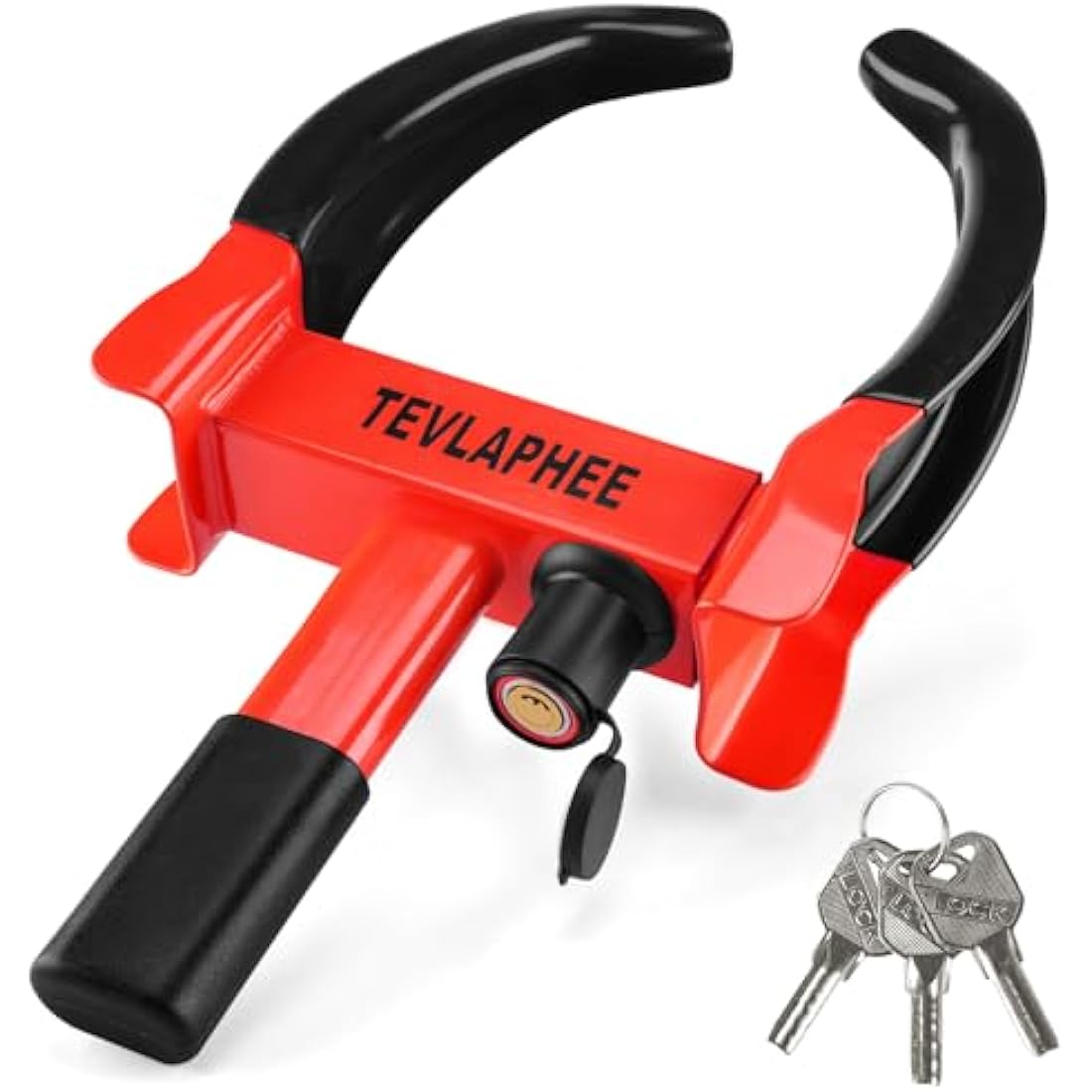 Tevlaphee Heavy Duty Wheel Clamp Lock | Anti-Theft Car Boot for 7-11" Tyres