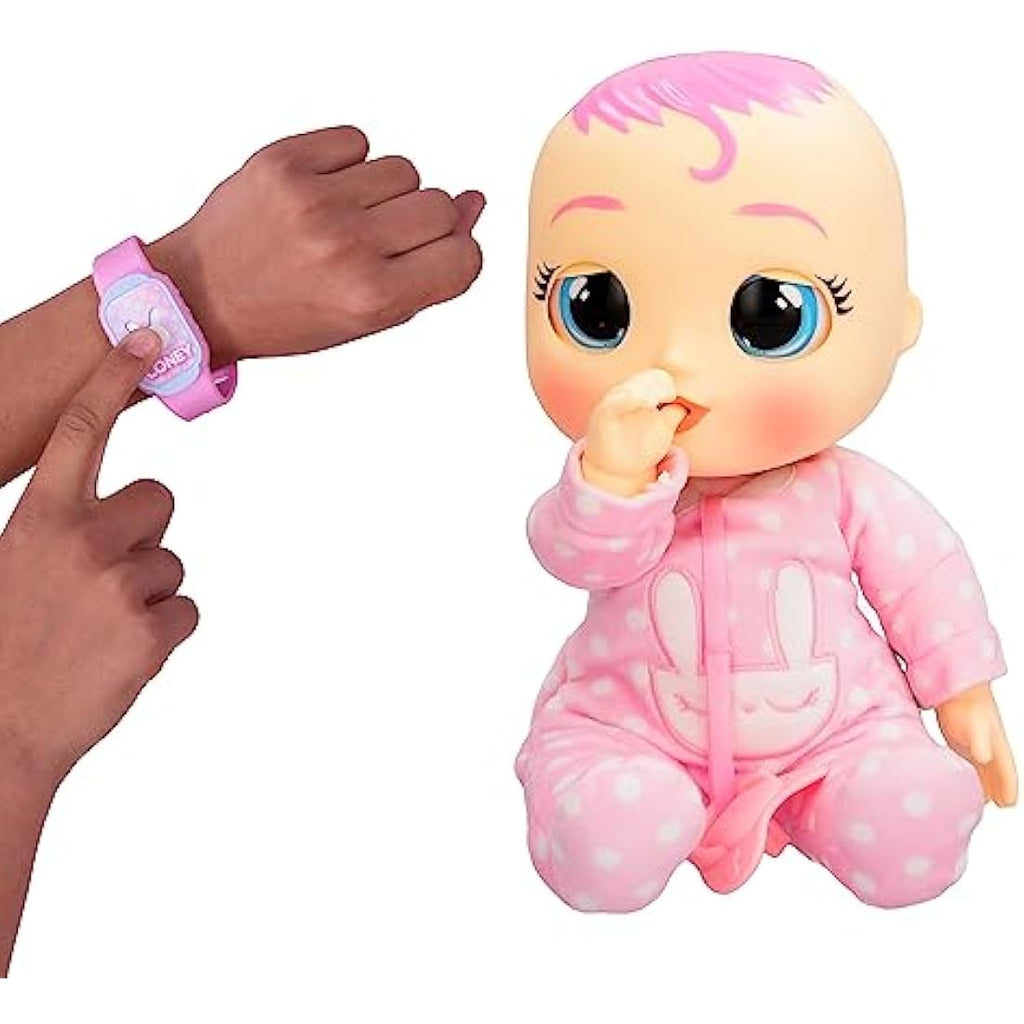 Cry Babies Newborn Coney Interactive Doll with Smart Bracelet and Accessories
