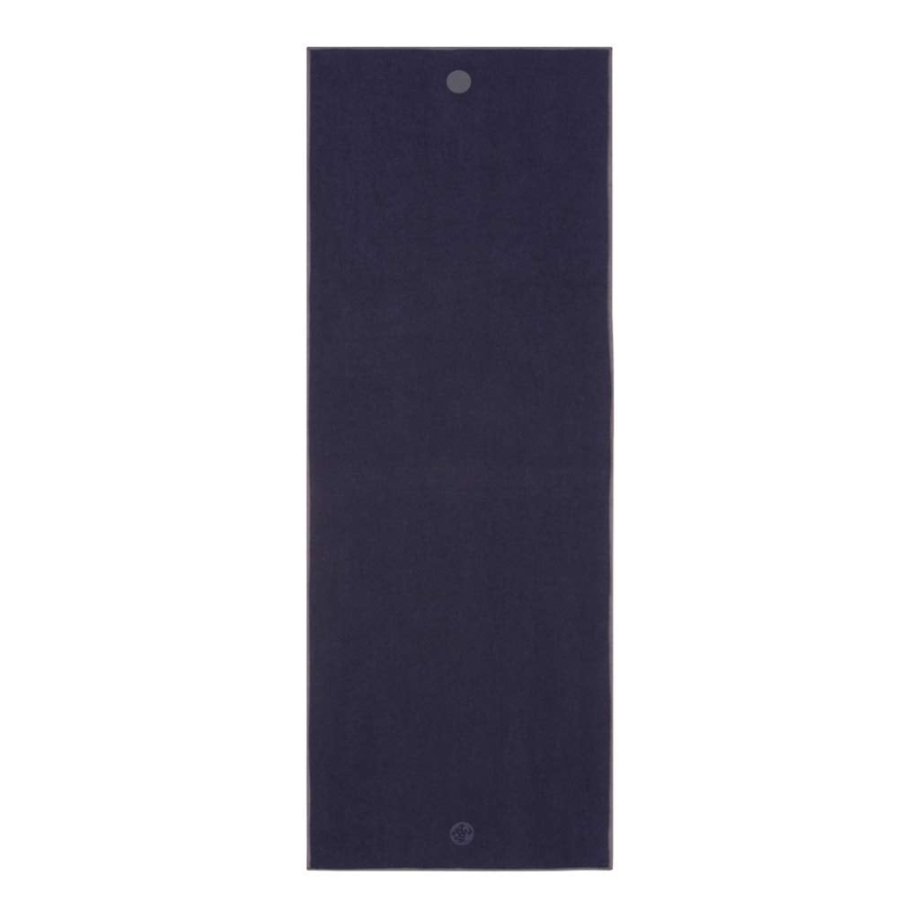 Manduka Yogitoes Non-Slip Yoga Towel - 79 Inch Quick Dry Midnight