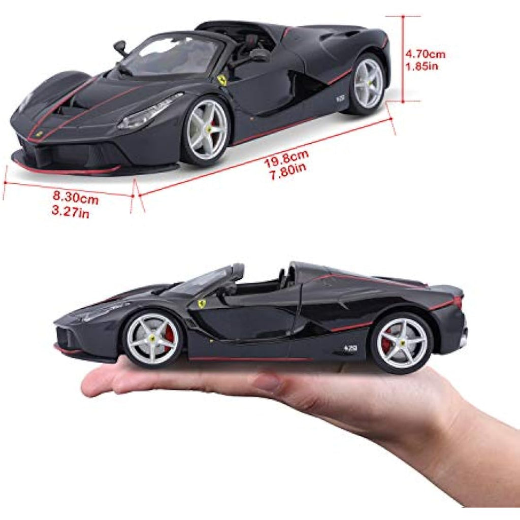 Ferrari Aperta Diecast Model Car – 1:24 Scale Black Collectible