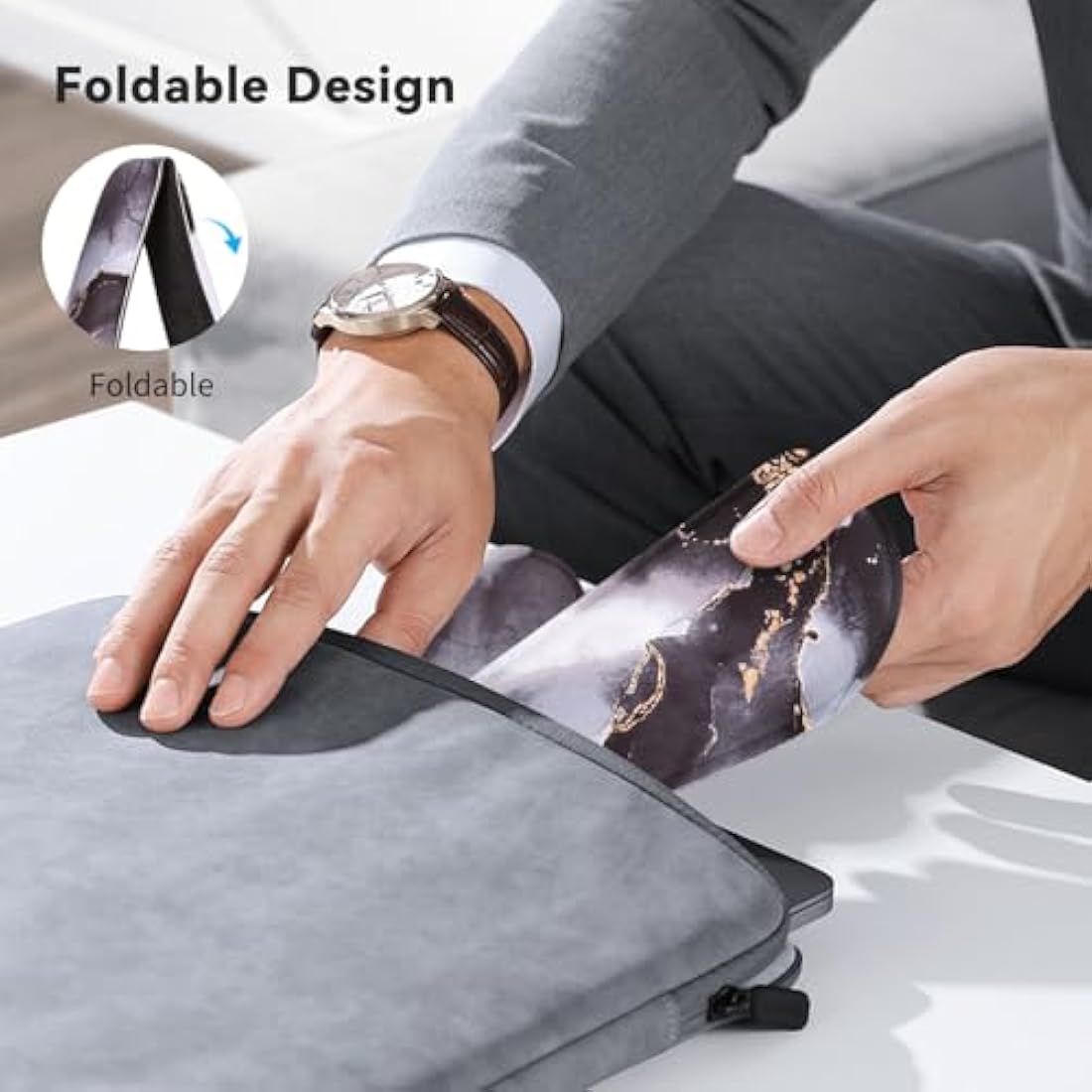 Jolof Store Keyboard and Mouse Wrist Rest Set – Ergonomic Memory Foam
