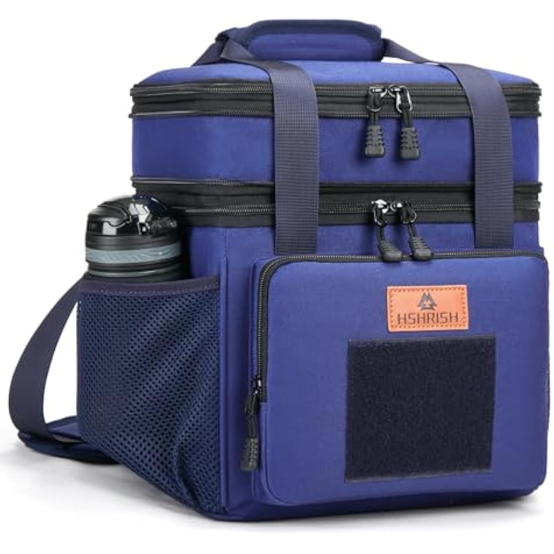 HSHRISH Tactical Lunch Bag – 15L Large Insulated Cooler for Men, Blue