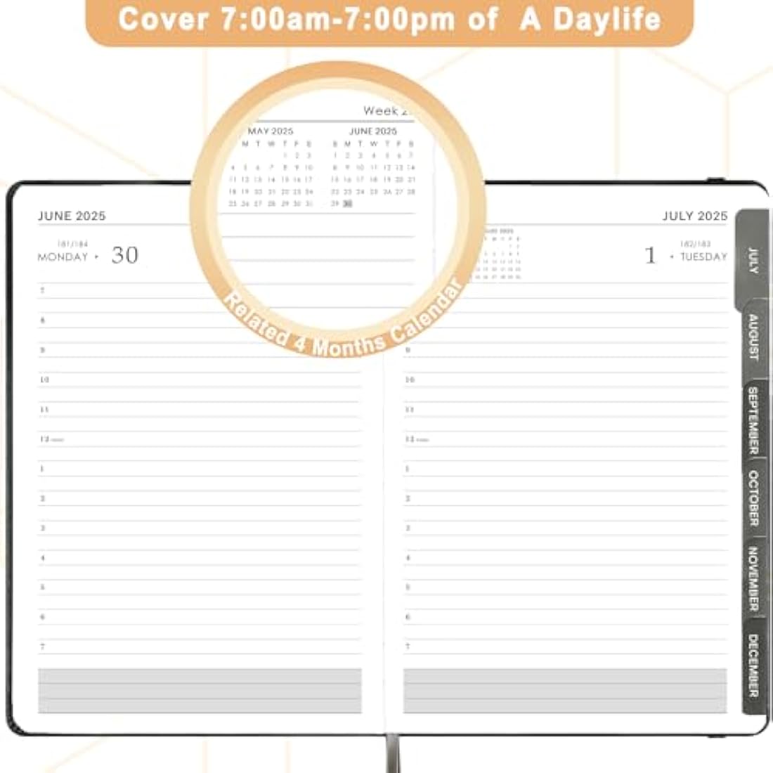 Academic Diary 2025-2026 – A5 Day Per Page Daily Planner