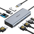 9-in-1 USB C Docking Station – Triple Monitor 4K HDMI Adapter