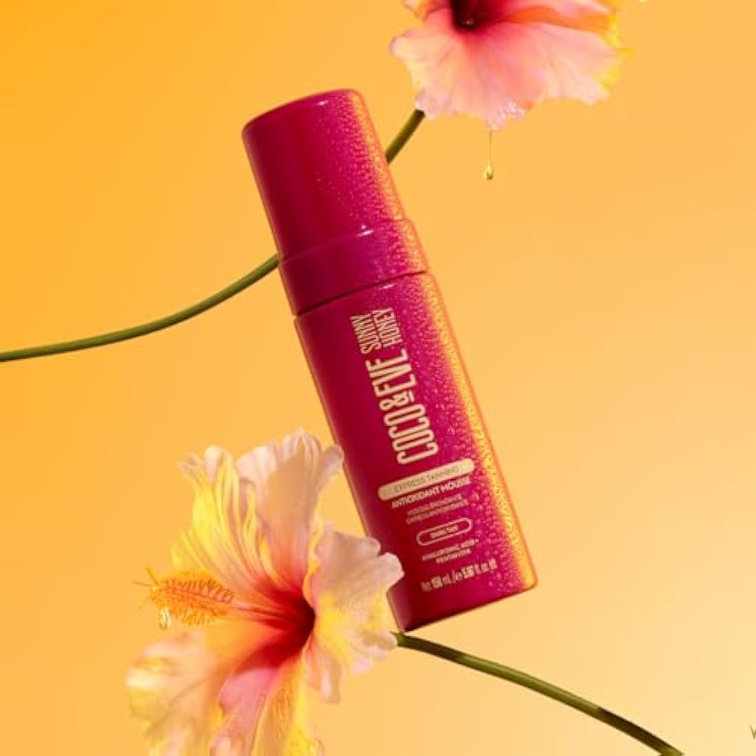 Coco & Eve Express Tanning Antioxidant Mousse – Dark Sunless Tan (150ml)