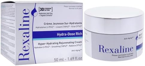 Rexaline Hydra-Dose Rich - Hyaluronic Acid Face Cream for Dry Skin - 50ml