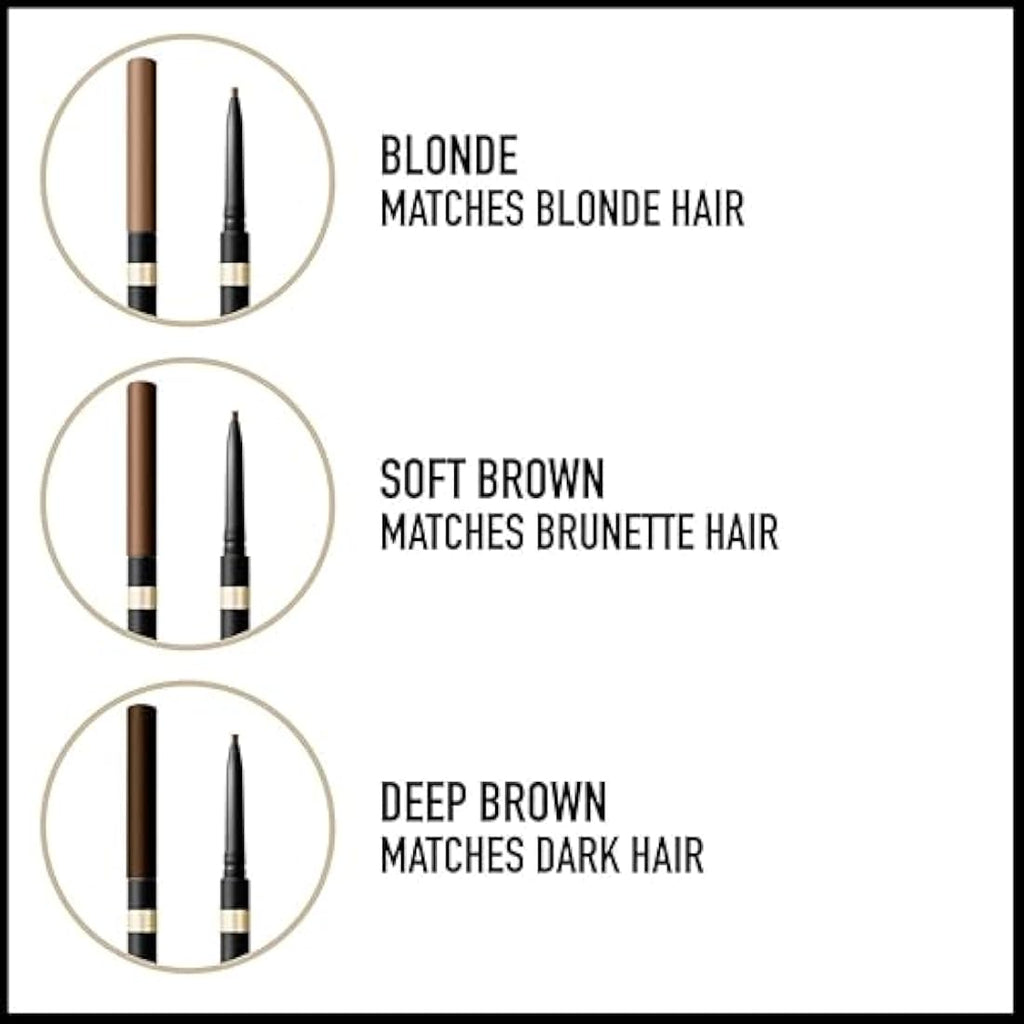 Max Factor Brow Shaper Ultra Fine Eyebrow Pencil – 30 Deep Brown, 1g