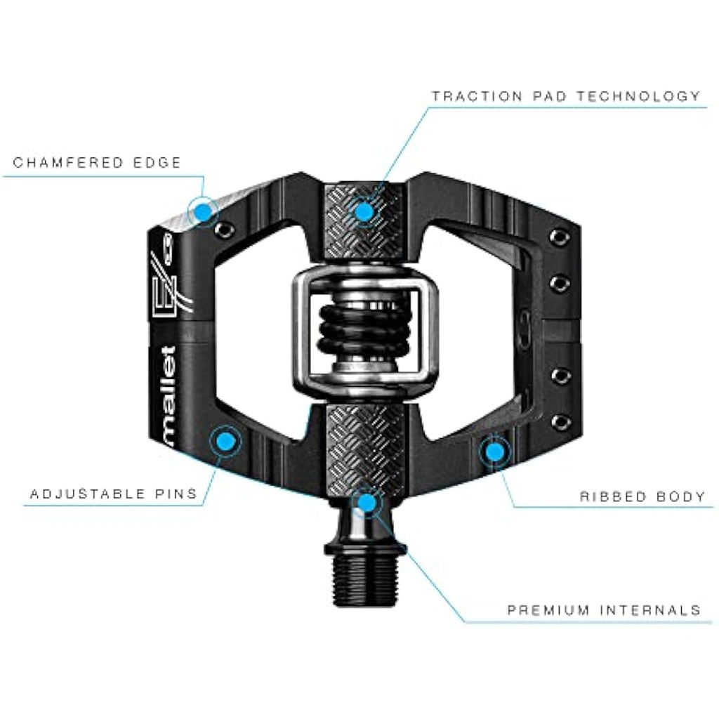 Crankbrothers Mallet Enduro MTB Pedals – Concave Aluminium Platform