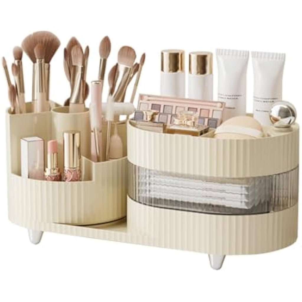 360° Rotating Makeup Organiser | Large Cosmetic Storage Case