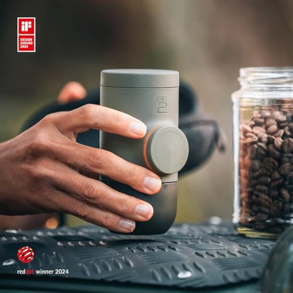 WACACO Minipresso GR2 | Portable Manual Espresso Maker - 18 Bar Pressure